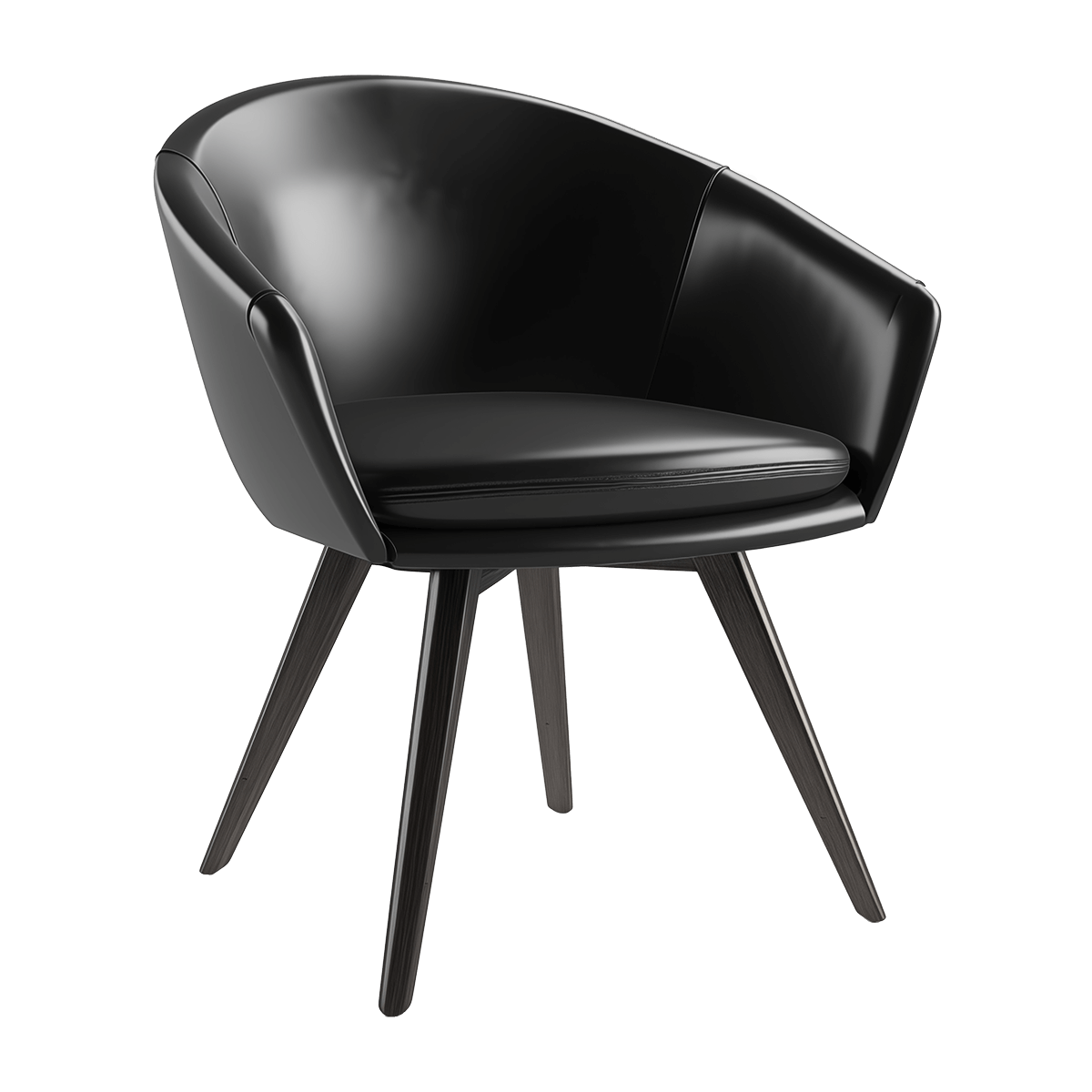 Cozy Leather Swivel Chair